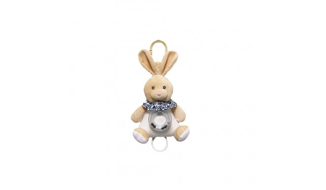 Bunny music box beige 18 cm