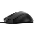 Focus USB Optical Mouse, 1200DPI 3 Buttons and Scroll Wheel, Sensitivity 125Hz, Cable 1.8m, Weight 6