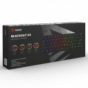 Mechanical keyboard BLACKOUT X2 OUTEMU Blue, Hot Swap
