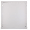 Wall cabinet rack 12U 600x600 gray glass door