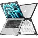 TECH-PROTECT SMARTSHELL PRO MACBOOK AIR 15 M2 / M3 / M4 / 2023-2025 BLACK/CLEAR