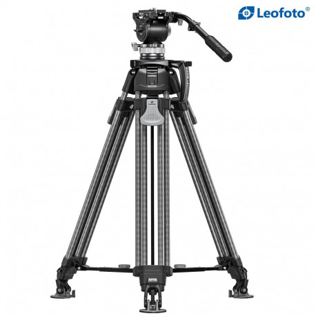 Leofoto LVF-163C+BV-15 LVF cinema carbon video tripod with fluid head (kit)