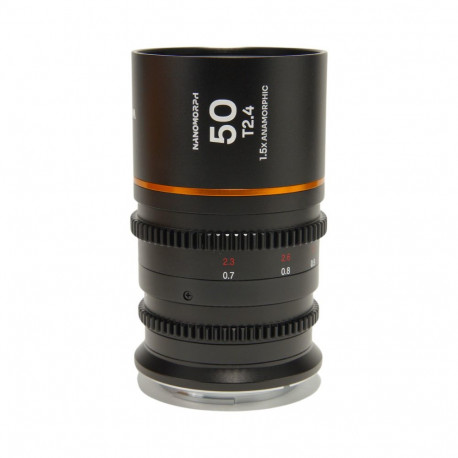 Laowa Nanomorph 50mm T2.4 1.5X S35 (Amber) - L Mount