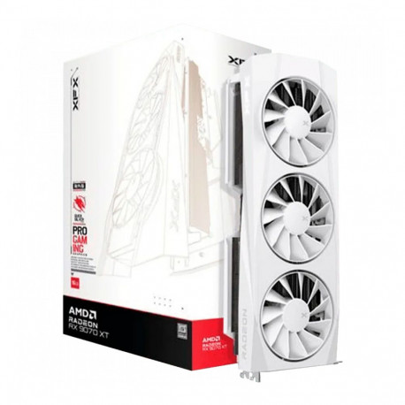 XFX Quicksilver AMD Radeon RX 9070XT White 16GB GDDR6 256-bit HDMI 3xDP