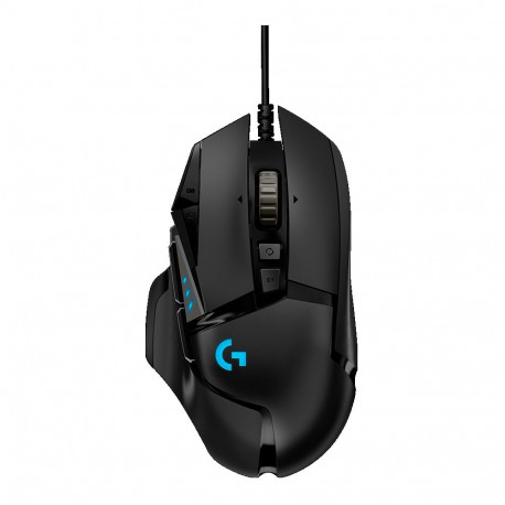 LOGITECH G502 Corded Gaming Mouse - HERO - BLACK - USB - EER2