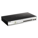 "8P+2P D-Link DGS-1210-10MP/E M RM 2xSFP PoE (130W)"