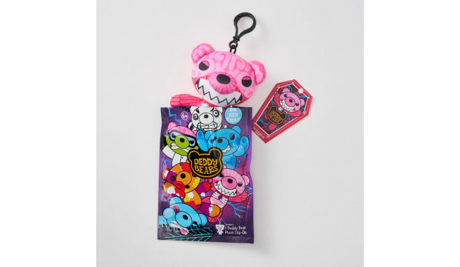 DEDDY BEARS Pārsteiguma plīša piekariņš mugursomai, 10 cm