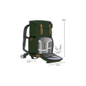 Mantona Camera Backpack Luis retro green