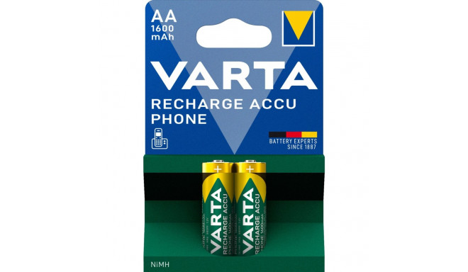 1x2 Varta Professional Accu NiMH 1600 mAh AA telefoni aku