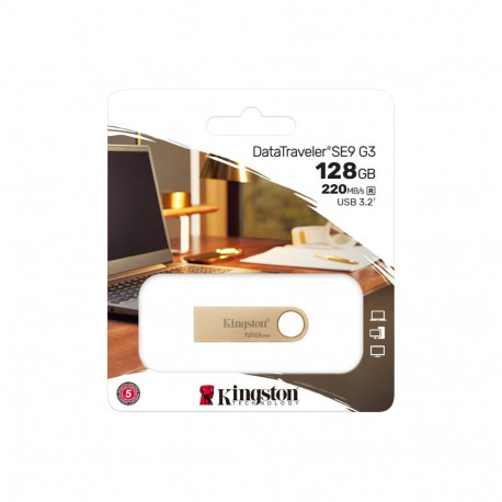 Kingston DataTraveler SE9 G3 | 128 GB | USB Type-A | Gold