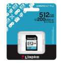 Kingston Canvas Go! Plus 512 GB SD mälukaart klass 10, UHS-I, U3, V30