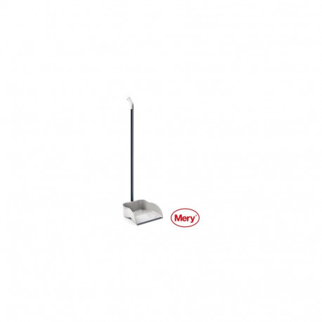 Mery Dustpan with Handle Grey