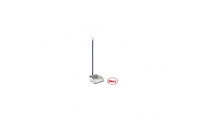 Mery Dustpan with Handle Grey