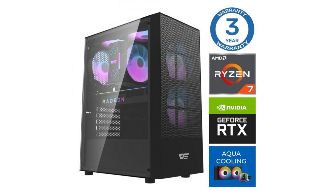 INTOP AQUA Ryzen 7 7700X 64GB DDR5 2TB SSD M.2 NVME+2TB RTX5060Ti 16GB no-OS