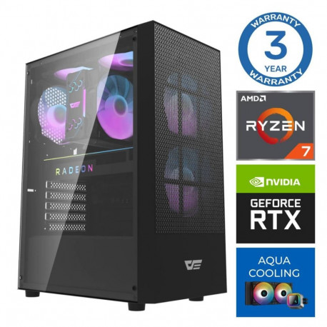 INTOP AQUA Ryzen 7 7700X 32GB DDR5 1TB SSD M.2 NVME RTX5060Ti 16GB no-OS