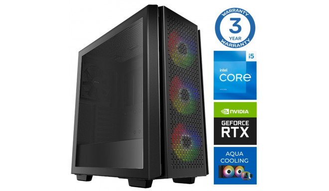 INTOP AQUA i5-13400F 32GB DDR5 1TB SSD M.2 NVME+2TB RTX5060Ti 16GB no-OS