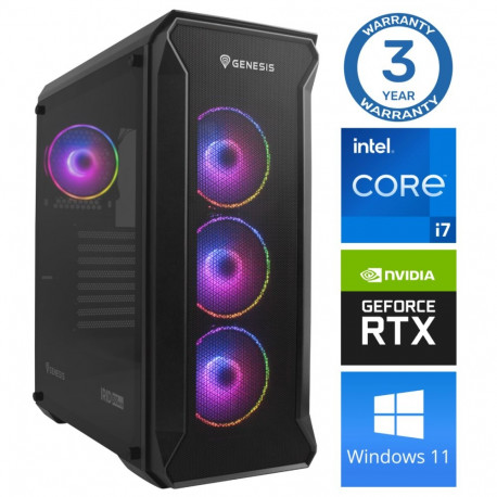 INTOP i7-12700F 32GB 1TB SSD M.2 NVME RTX5060Ti 16GB WIN11Pro