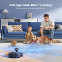 Lubluelu L20 Robot Vacuum 4000Pa Dual Mop Self-Cleaning Dock LiDAR Black