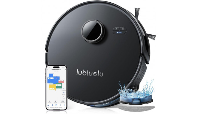 Lubluelu L15 Робот-пылесос 3-в-1 5000Pa LiDAR Управление через приложение Черный