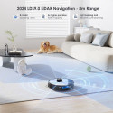 Lubluelu SL60 Plus Robot Vacuum 4000Pa LiDAR Auto-Emptying App Control Black