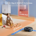 Lubluelu L20 Robot Vacuum 4000Pa Dual Mop Self-Cleaning Dock LiDAR Black