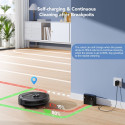Lubluelu L20 Robot Vacuum 4000Pa Dual Mop Self-Cleaning Dock LiDAR Black