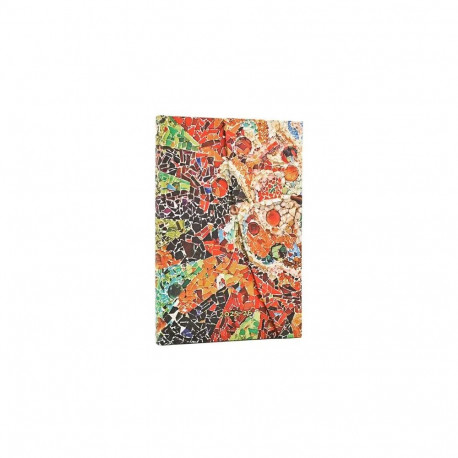 Raamatkalender 2026 18 kuud Paperblanks Gaudi´s Sun Mini nädal horisontaalne