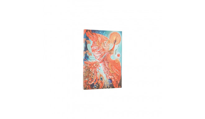 Raamatkalender 2025a 18 kuud Paperblanks Firebird Mini nädal horisontaalne