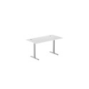 Adjustable Height Table Up Up Bjorn Gray, Table top L White