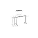 Adjustable Height Table Up Up Bjorn Gray, Table top L White