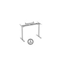 Adjustable Height Table Up Up Bjorn Gray, Table top M White