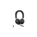 Wireless Headset Jabra Evolve2 75, Bluetooth, USB-A, MS Teams, Black