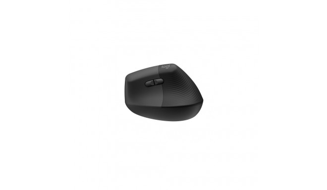 Logitech Lift Vertical Wireless Mouse, RF Wireless + Bluetooth, 4000 DPI, Graphite