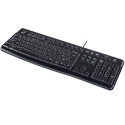 LOGITECH K120 Corded Keyboard - BLACK - USB - LTH - B2B