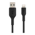 "Belkin Lightning Lade/Sync Kabel PVC mfi zertifiziert 15cm blk"