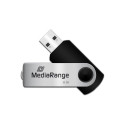 "STICK 32GB MEDIARANGE MR911 Schwarz - Silber"