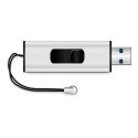 "STICK 128GB USB 3.2 MEDIARANGE MR918 USB Type-A / Micro-USB - Dia - Schwarz - Silber"