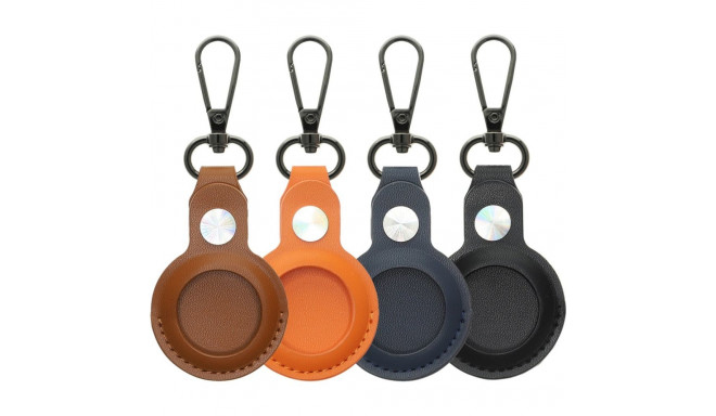 "4smarts Kunstleder Prem Case Set AirTag 4 Stk (farbl gemischt)"