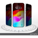 "4smarts Second Glass Privacy mit Montagerahmen iPhone 15"