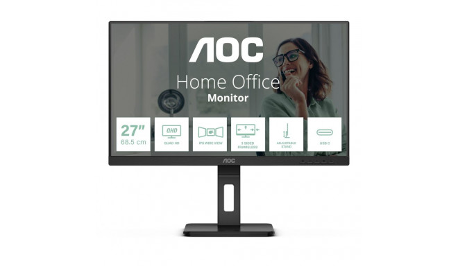 "AOC 68.6cm (27"") Q27P3CV 16:09 HDMI+DP+USB-C IPS black retail"