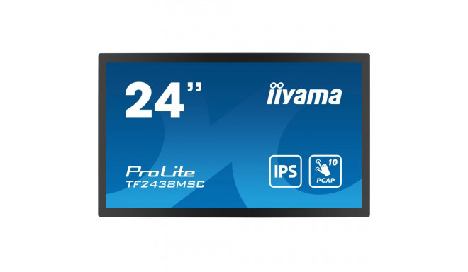 "IIYAMA 60.5cm (23.8"") TF2438MSC-B1 16:9 M-Touch HDMI+USB Spk retail"