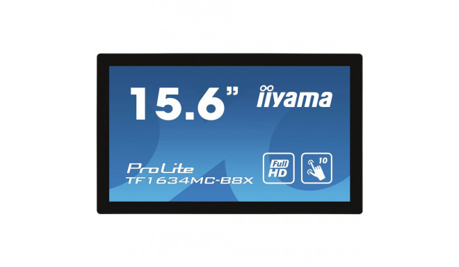 "IIYAMA 39.5cm (15.6"") TF1634MC-B8X 16:9 M-Touch HDMI+DP"