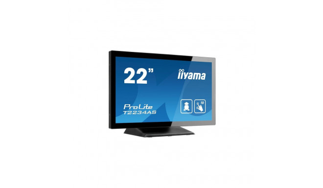 "55cm/22"" (1920x1080) iiyama ProLite T2234AS-B1 16:9 8ms HDMI 2xUSB 2.0 2xUSB 3.0 LAN VESA Speaker 