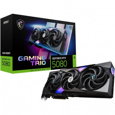 "RTX 5080 16GB MSI Gaming Trio OC GDDR7 3Fan"