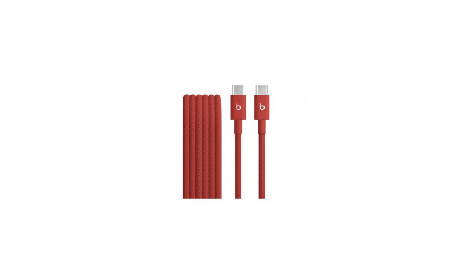 Beats USB-C to USB-C Woven Cable (1.5 m) - Rapid Red
