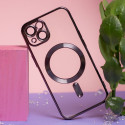 Color Chrome Mag case for iPhone 16e black