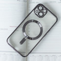 Color Chrome Mag case for iPhone 16e black