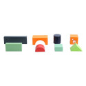 bo. wooden blocks ”Numbers and Animals”