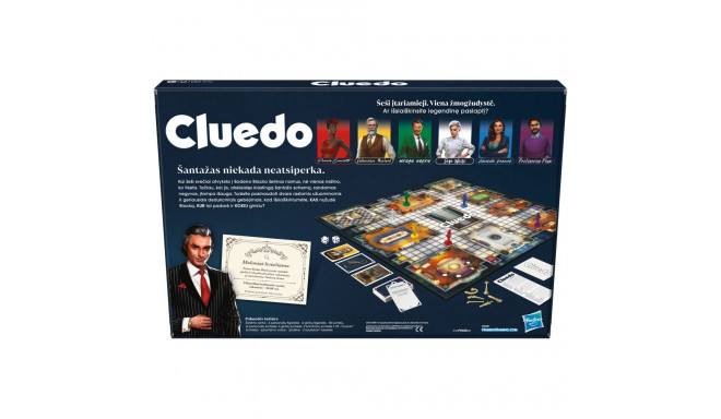 CLUEDO настольная игра, классическая версия (на литовском яз.)