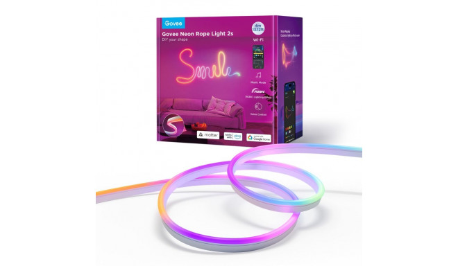 Govee Neon Strip Light 4 Meter White Matter ready